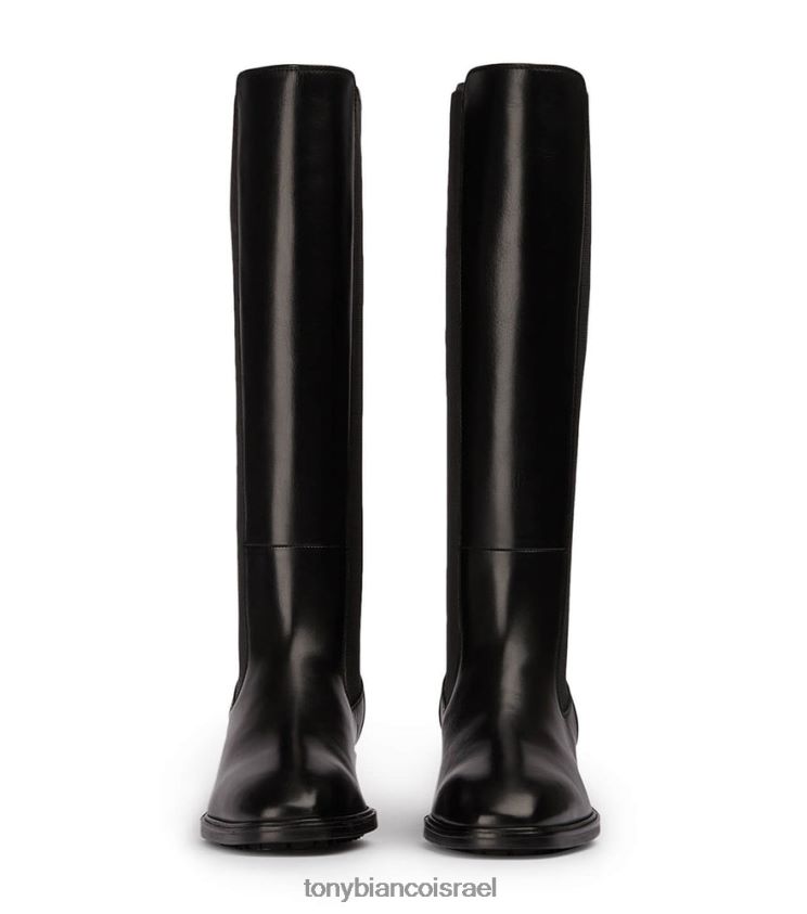 מגפיים בגובה הברך | נשים קומו שחור Tony Bianco מגפי עגל של emrata 8BNR8T430